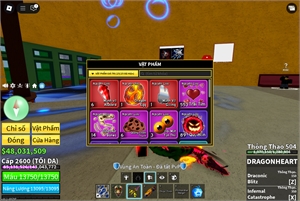  - 2 Tộc V4 dragonheart song đao,storm guistar dư trái mamoth rocket owned