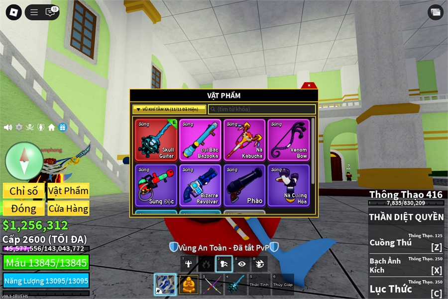  - max level dư 1 trái đỏ