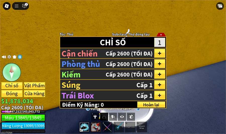  - 4 tộc v4 rocket owned blade owned song đao, dragonhear,gui star mũ tiệc tùng,bt,lh