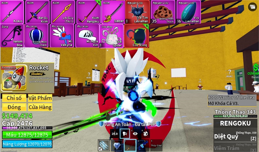  - rocket owned cá v3
