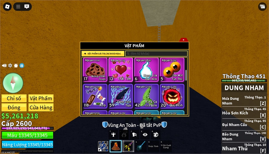  - 3 tộc v4,dragon heart,mỏ neo