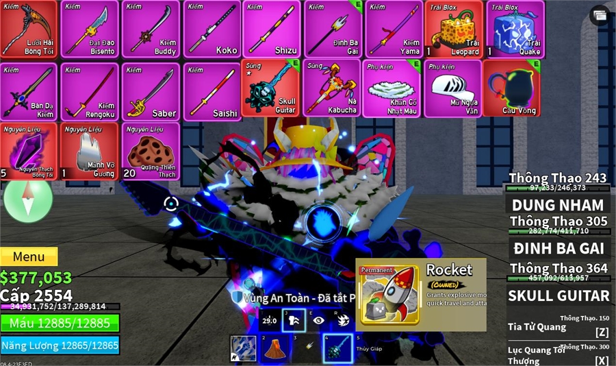  - lưỡi hái guitar rocket onewnd