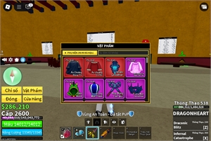  - song đao tam kiếm dragon heart foxlamp mỏ neo lưỡi hái dao găm guitar dragon storm áo lễ hội áo bóng tối khiên leviathan 3 trái đỏ  7 tộc v4