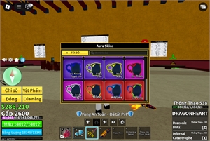  - song đao tam kiếm dragon heart foxlamp mỏ neo lưỡi hái dao găm guitar dragon storm áo lễ hội áo bóng tối khiên leviathan 3 trái đỏ  7 tộc v4